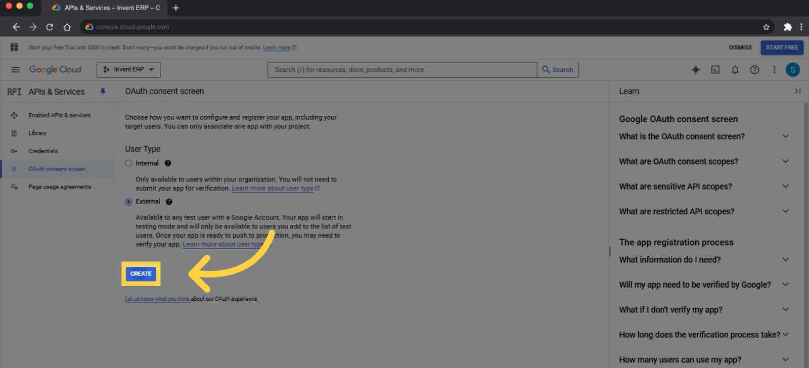 الخطوة 10 - Google OAuth