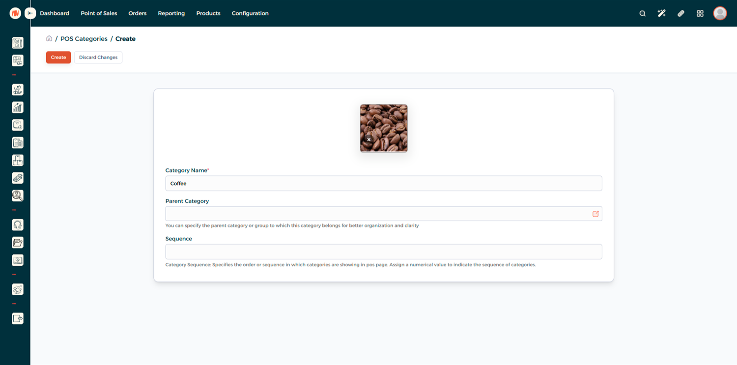 Step 2 - Create New Category