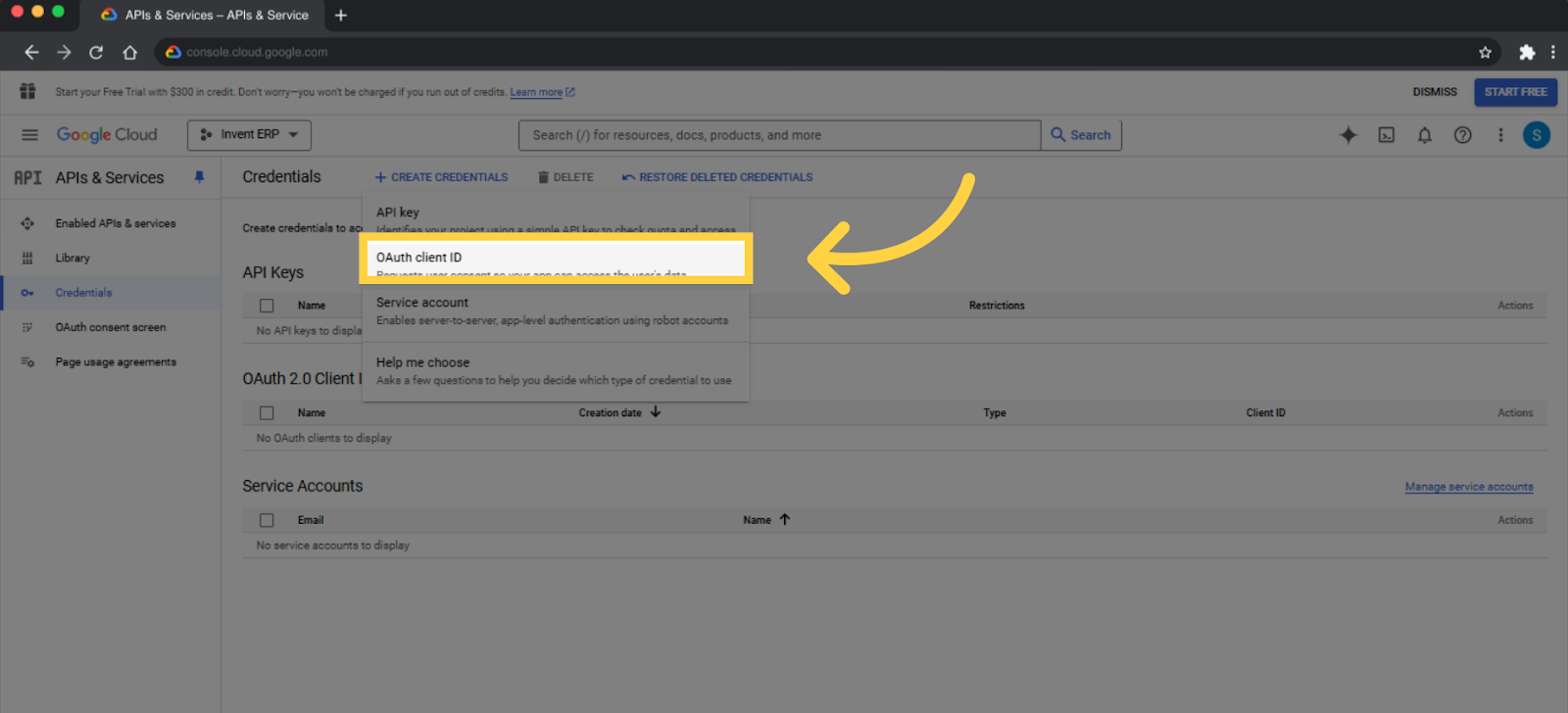 Step 33 - Google OAuth