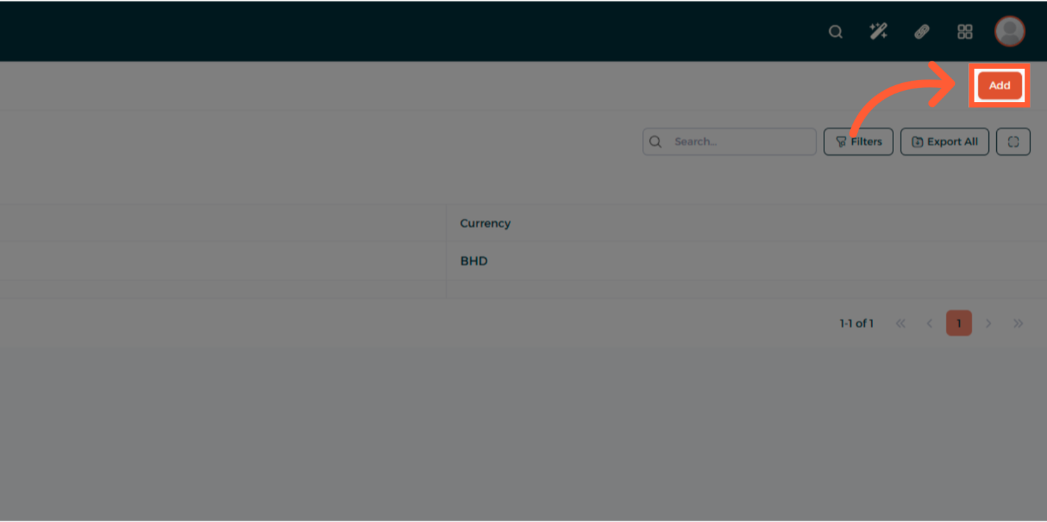 Step 2 - Create New Price List